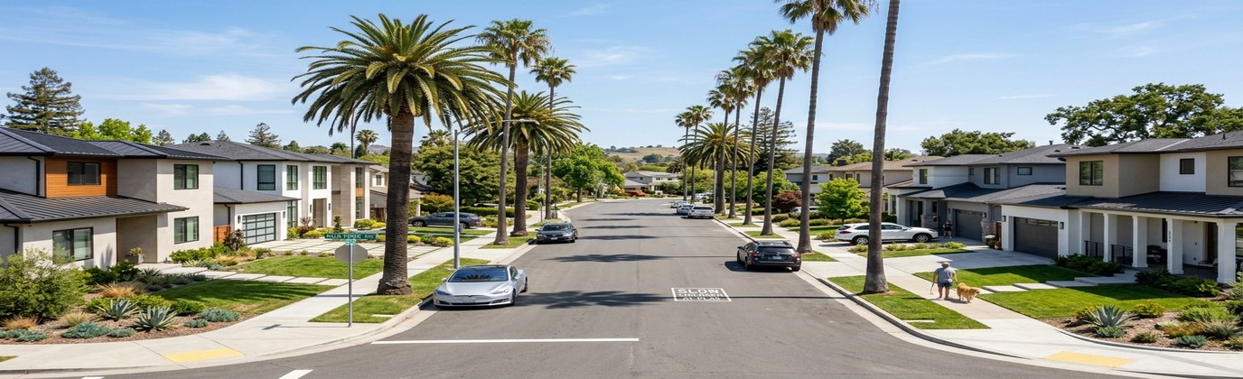 Santa Clara CA neighborhoods and locksmith coverage map